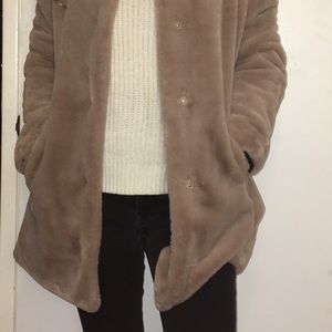 Brand new faux fur jacket